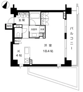 アトラス六甲【3階】の間取り