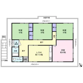 大阪府堺市南区新檜尾台4丁【一戸建】の間取り