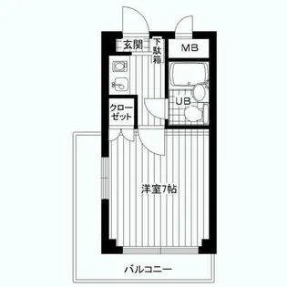 兵庫県神戸市兵庫区松原通3丁目【マンション】の間取り