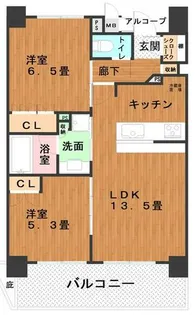 ワコーレ神戸みなと元町【3階】の間取り