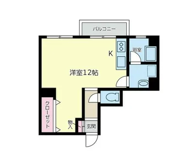 ナゴヤマンション今池【7A号室】の間取り