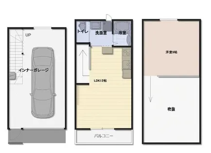 ダイワーズ感田ベースⅠ【4号室】の間取り