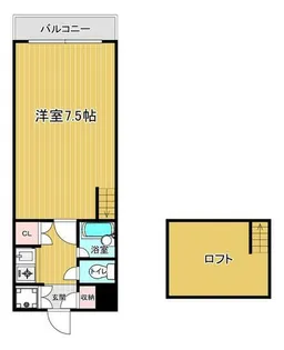 ヤナガワアイビースクエア【6階】の間取り