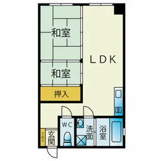 ビジネス・ワン寺塚【606号室】の間取り