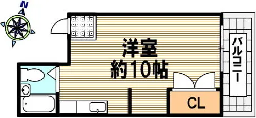 光洋ハイツ【204号室】の間取り