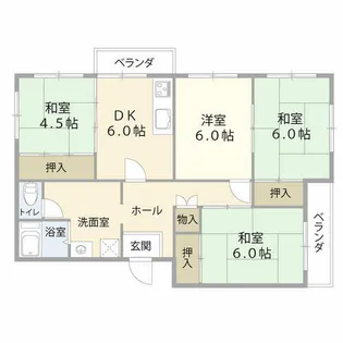 兵庫県神戸市西区伊川谷町有瀬【マンション】の間取り