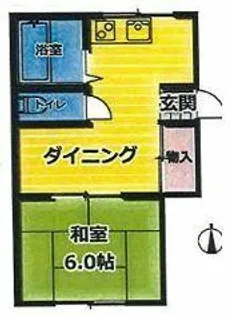 野田ハイツ【2階】の間取り