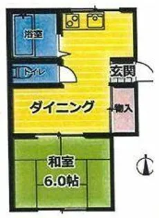 野田ハイツ【2階】の間取り