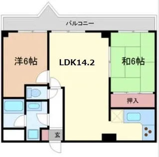 京都府京都市伏見区向島庚申町【マンション】の間取り