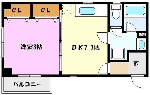 兵庫県神戸市東灘区御影本町3丁目【マンション】の間取り