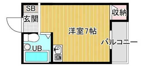 ハウスアイ神崎川【3階】の間取り