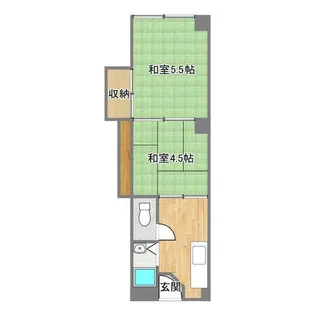 兵庫県神戸市兵庫区羽坂通3丁目【マンション】の間取り