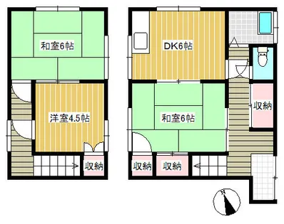 兵庫県姫路市北原【一戸建】の間取り