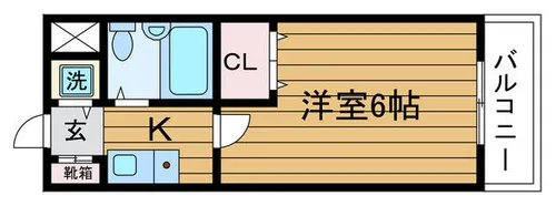 大阪府摂津市千里丘東3丁目【マンション】の間取り