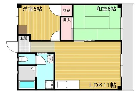 兵庫県加古川市平岡町一色【マンション】の間取り