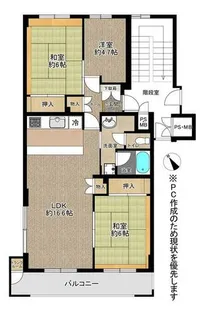 じょうてつ真駒内南町ドエル【209号室】の間取り