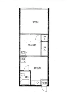 コーポ大池【201号室】の間取り