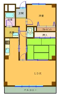 三幸マンション【203号室】の間取り