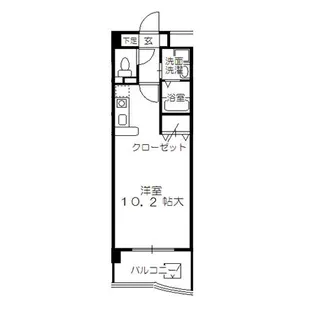 大阪府大阪市鶴見区今津中4丁目【マンション】の間取り