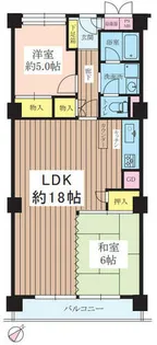 千里スカイハイツ【7階】の間取り