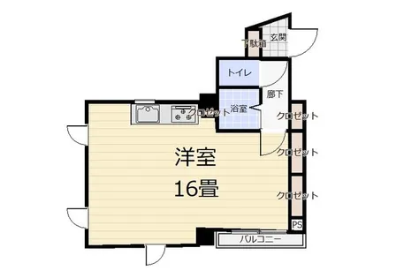 兵庫県西宮市池田町【マンション】の間取り