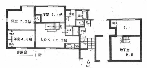 クリスタルアレイ【1階】の間取り
