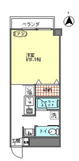 奈良県生駒市中菜畑2丁目【マンション】の間取り