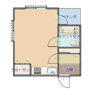 和歌山県和歌山市伝法橋南ノ丁【マンション】の間取り