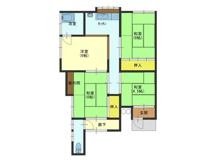 福岡県糟屋郡久山町大字久原【一戸建】の間取り