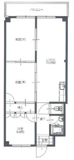 大阪府岸和田市南上町2丁目【マンション】の間取り