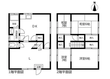 愛知県岩倉市大地町小森【一戸建】の間取り