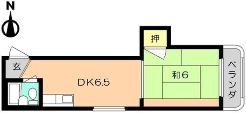 シャトレ祇園原【303号室】の間取り