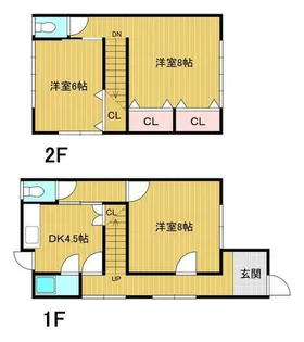 兵庫県神戸市長田区宮丘町1丁目【一戸建】の間取り