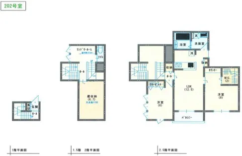 シルクメゾン岡崎(ミサワホーム施工)【202号室】の間取り