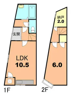 京都府京都市東山区今熊野南日吉町【一戸建】の間取り