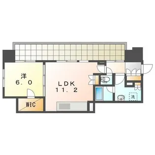 プラウドタワー名古屋伏見【19階】の間取り