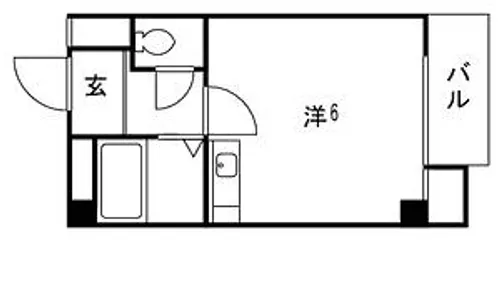 六甲参番館【3階】の間取り