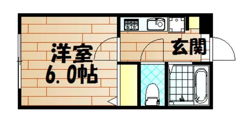 サンヒルズ中井【1階】の間取り