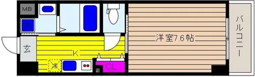 兵庫県神戸市東灘区住吉宮町6丁目【マンション】の間取り