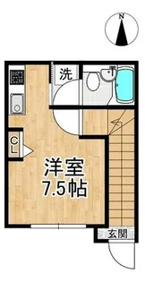 京都府京都市山科区勧修寺瀬戸河原町【アパート】の間取り