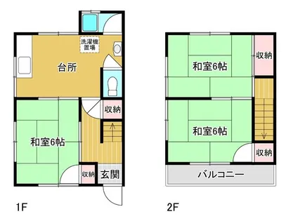 兵庫県明石市明南町2丁目【テラスハウス】の間取り