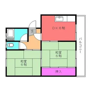 大阪府堺市西区鳳西町1丁【マンション】の間取り