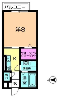 奈良県奈良市中山町【アパート】の間取り