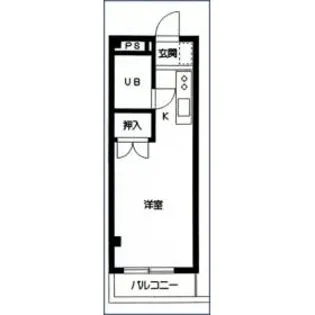 梅田ビル【303号室】の間取り