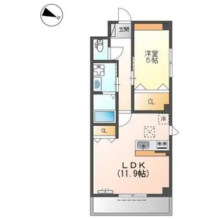 サニーコート香ヶ丘【2階】の間取り
