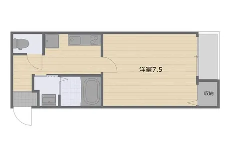 エムフラットⅠ【2階】の間取り