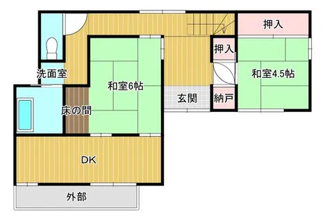 和歌山県田辺市高雄2丁目【一戸建】の間取り