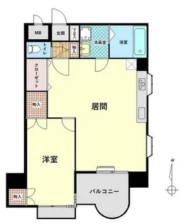 トーカンマンション名古屋第七【2階】の間取り