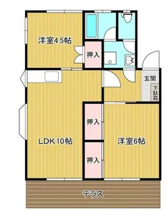 ドリームハウス1【1階】の間取り