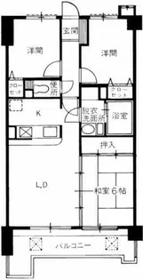 エクレール古賀駅前【504号室】の間取り